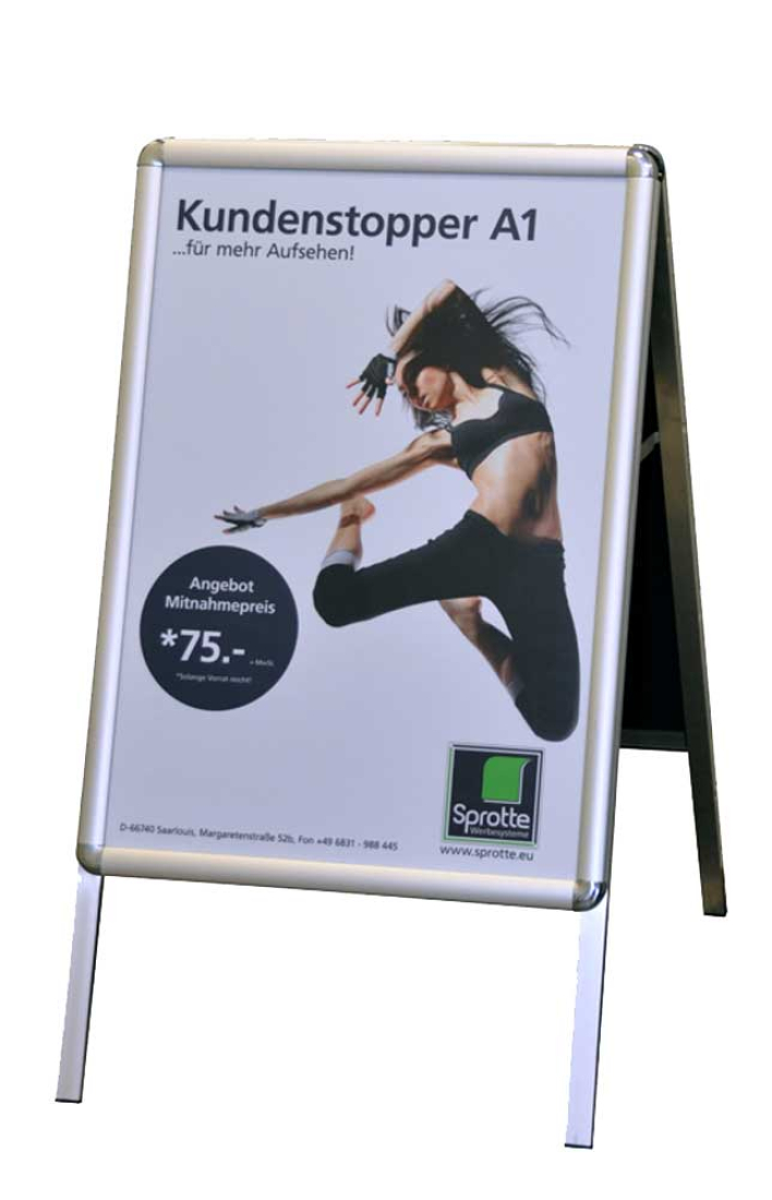 Kundenstopper 25 Classic A2 420x594mm