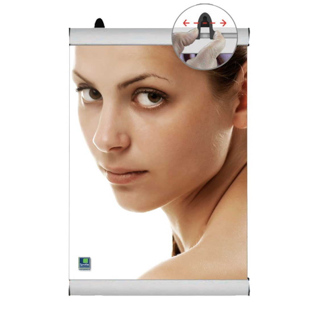Poster-Clamp eco 297mm A3/A4 Klemmprofil